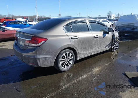 2014 Honda Civic Ex из США, поврежденный, VIN 2HGFB2F8XEH540876